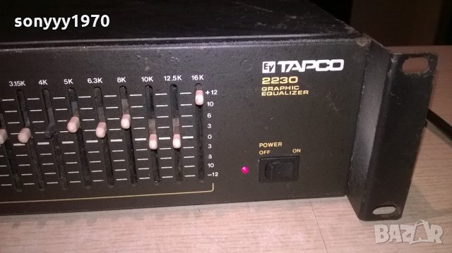 ev tapco 2230 equalizer-made in usa-внос швеицария, снимка 6 - Ресийвъри, усилватели, смесителни пултове - 21816837