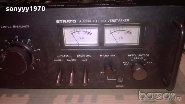 Strato a-9009-amplifier 250w-w.germany-внос швеицария, снимка 10 - Ресийвъри, усилватели, смесителни пултове - 15485411