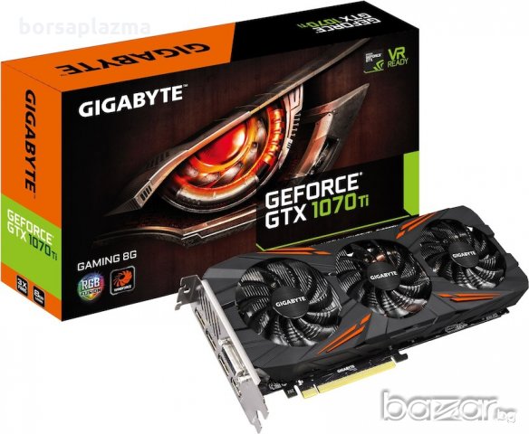 Gigabyte GeForce GTX 1070 Ti Gaming- 10 бройки БГ Гаранция, снимка 1 - Видеокарти - 20644996