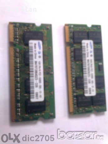 Памет за лаптоп DDR1 DDR2 DDR3, снимка 3 - Части за лаптопи - 11038086