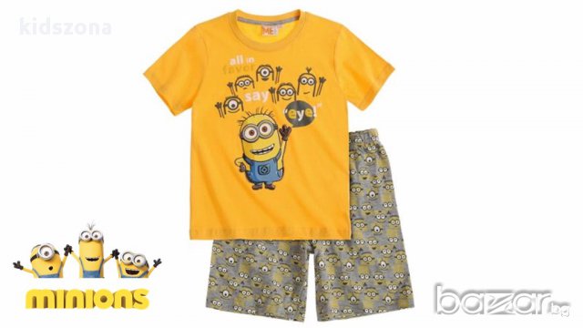 Детска пижама к.р. Minions за 6, 8, 10 и 12 г. - М 1-3