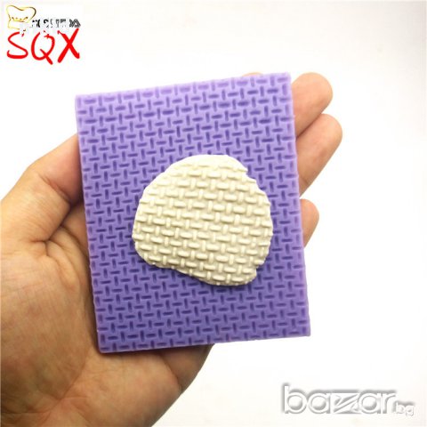 имитация решетка материя силиконов молд форма украса мъфини фондан торта шоколад и др
