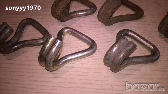 6бр куки-метални от колани за тир-здрви и яки-8х7х5см, снимка 4 - Аксесоари и консумативи - 19922895