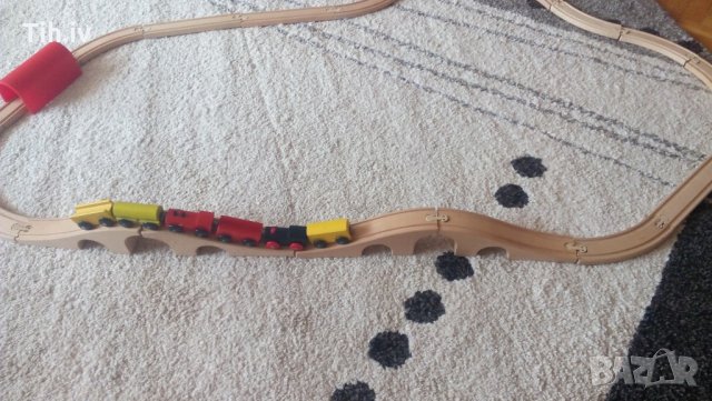 Детско дървено влакче , снимка 4 - Коли, камиони, мотори, писти - 21941006