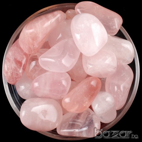 Розов кварц, Полускъпоценен камък розов кварц, Минерали розов кварц, Кристали розов кварц