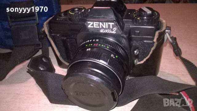 zenit-made in russia-фотоапарат с обектив-внос швеция, снимка 6 - Фотоапарати - 25390790