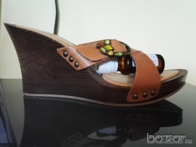 Дамски сандали S.Oliver 38 номер,естествена кожа.Стелка 25,5см, снимка 4 - Сандали - 15961869