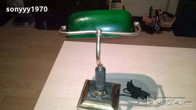 АНТИКА-ретро колекция-мед/месинг/мрамор-40х27х25см-внос франция