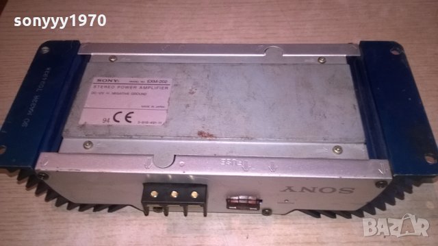 sony exm-202 power amplifier-made in japan-внос швеицария, снимка 13 - Аксесоари и консумативи - 23593310