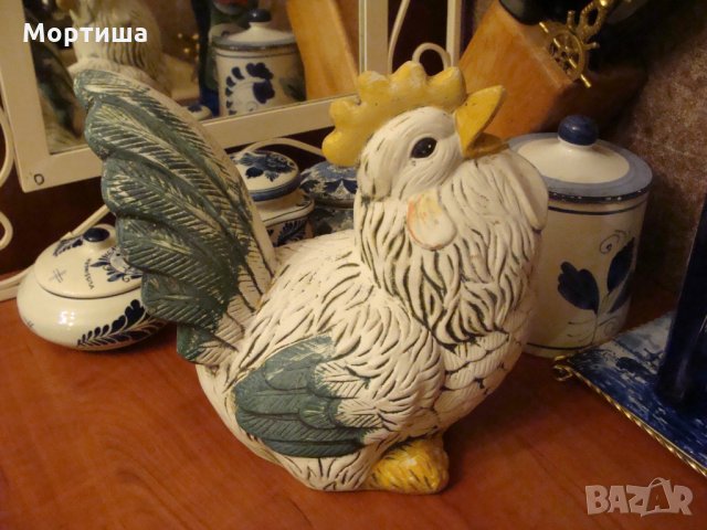 Керамична ръчно изработена фигура , снимка 2 - Статуетки - 22935691