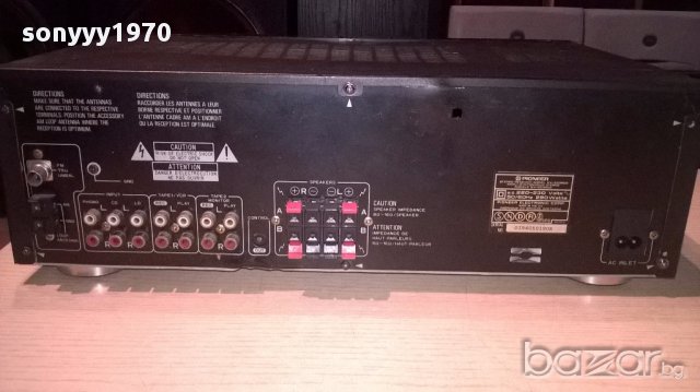 Pioneer sx-303rds-stereo receiver-внос швеицария, снимка 13 - Ресийвъри, усилватели, смесителни пултове - 14801861