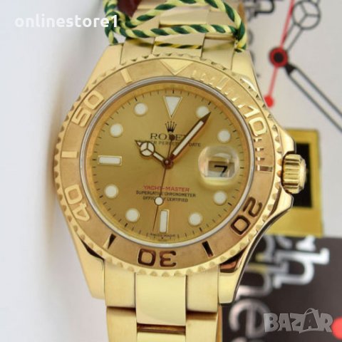 Rolex Yacht Master Dial Champagne Yellow Gold 18K, снимка 1