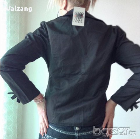 черна блуза  My Design, снимка 3 - Блузи с дълъг ръкав и пуловери - 13995237