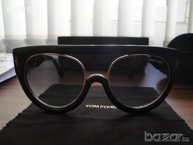 "TOM FORD ALANA" – нови оригинални маркови черни дамски слънчеви очила, снимка 7 - Слънчеви и диоптрични очила - 21165713