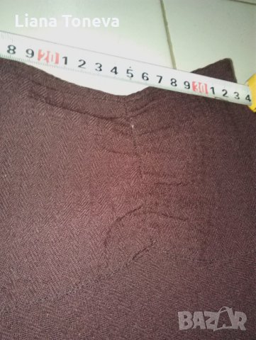 вишнева пола с подплата, снимка 4 - Поли - 25334955