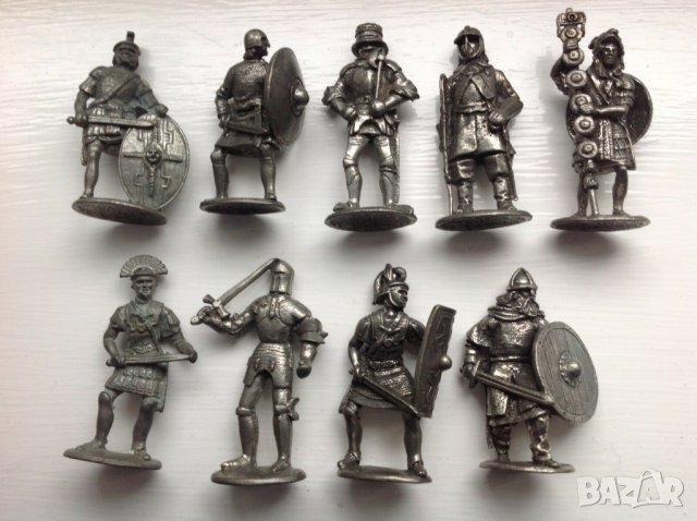 Метални фигурки войници рицари викинги римляни 