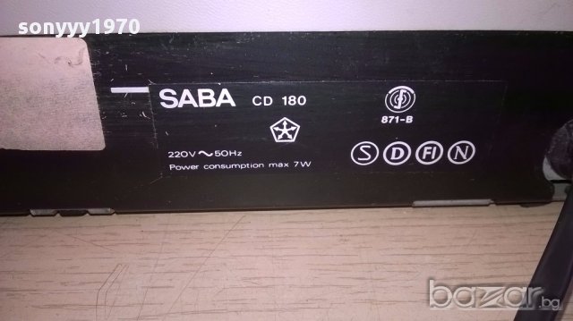 saba cd-180 deck-внос швеицария, снимка 12 - Ресийвъри, усилватели, смесителни пултове - 17998599