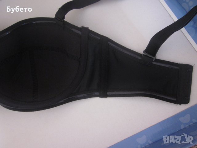 Черен сутиен със силикон, снимка 3 - Бельо - 25844153