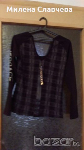 УНИКАЛНА ОРИГИНАЛНА блуза на VERSACE, снимка 7 - Блузи с дълъг ръкав и пуловери - 20936969
