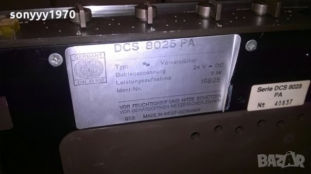 schneider dcs 8025pa-hifi stereo preamplifier-west germany, снимка 16 - Ресийвъри, усилватели, смесителни пултове - 22085771