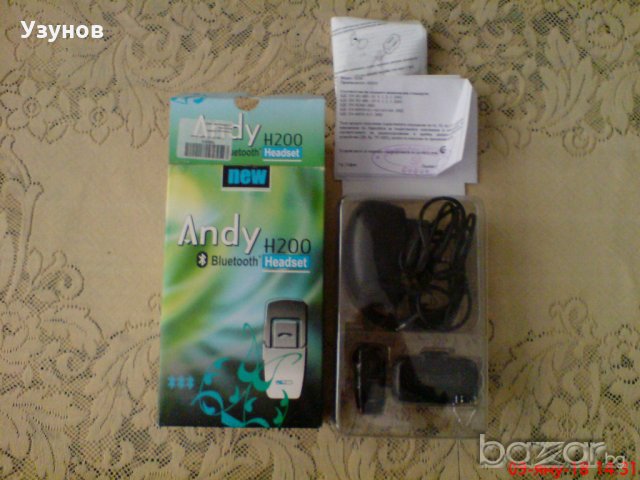 Bluetooth слушалка Andy H200, снимка 1 - Слушалки, hands-free - 20362978