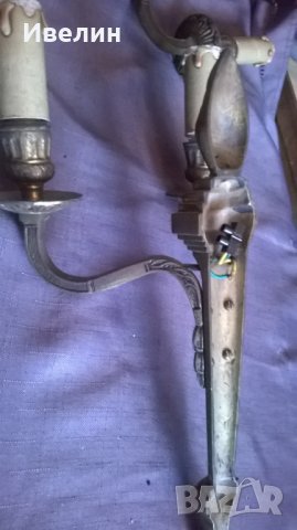 два барокови аплика за стена, снимка 6 - Лампи за стена - 23743891