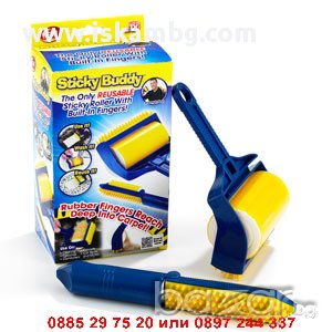 Миеща ролка за обиране на косми Sticky Buddy - код 0512, снимка 7 - Аксесоари за коса - 12291911