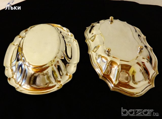 Посребрена фруктиера,купа. , снимка 4 - Антикварни и старинни предмети - 20383919