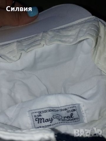 Бебешки панталонки и шапка mayoral, снимка 5 - Панталони и долнища за бебе - 22864026