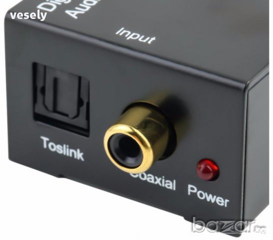 Цифрово-аналогов аудио конвертор TOSLINK , снимка 5 - Аудиосистеми - 17481861