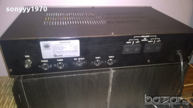 schnеider team 6051a-hi-fi/universum lv812-stereo amplifier-213watts-нов внос от швеицария, снимка 11 - Ресийвъри, усилватели, смесителни пултове - 10340332