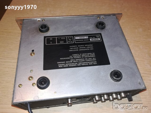 uher vg805 preamplifier-made in japan-внос швеицария, снимка 18 - Ресийвъри, усилватели, смесителни пултове - 20619683