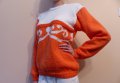 Ръчно плетена оранжева блузка, снимка 1