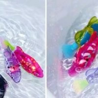 Забавна рибка за баня , снимка 2 - Рисуване и оцветяване - 21503223