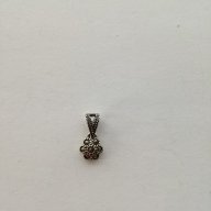  Сребърна висулка с  марказит - сребро проба 925, снимка 3 - Колиета, медальони, синджири - 16739375