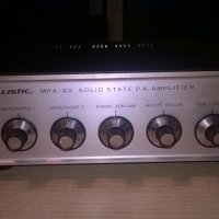 realistic mpa-20 solid state pa amplifier-внос швеицария, снимка 7 - Ресийвъри, усилватели, смесителни пултове - 19129150
