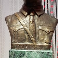 Бюст на  А . Хитлер - бронз / гранит, снимка 3 - Антикварни и старинни предмети - 20395357