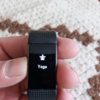 Фитнес гривна Fitbit Charge 2, Черна/Сребриста, L, снимка 3 - Други спортове - 25254322