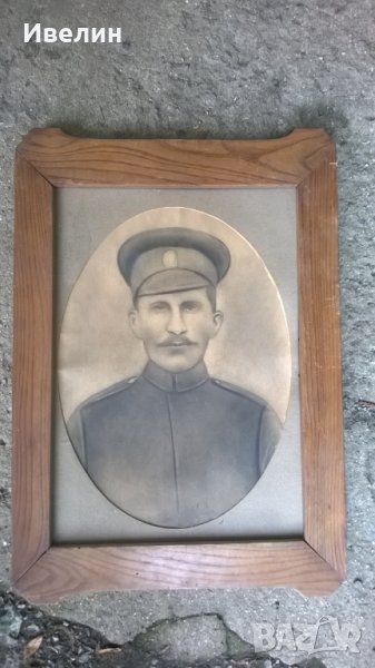 стара картина-портрет, снимка 1