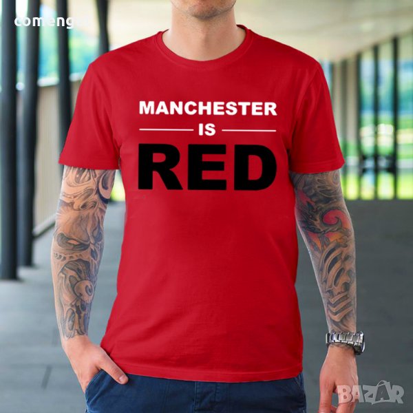 ЗА ФЕНОВЕ! Мъжка тениска на МАНЧЕСТЪР / MANCHESTER UNITED! Поръчай тениска С Твоя Снимка или идея!, снимка 1
