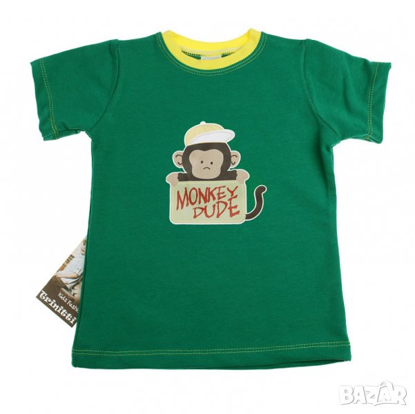 тениска с маймунка 1 г, снимка 1