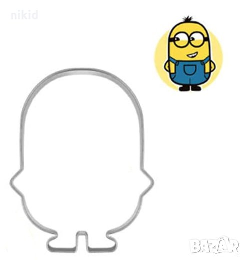 Миньон метална форма резец украса бисквитки фондан тесто декорация, снимка 1