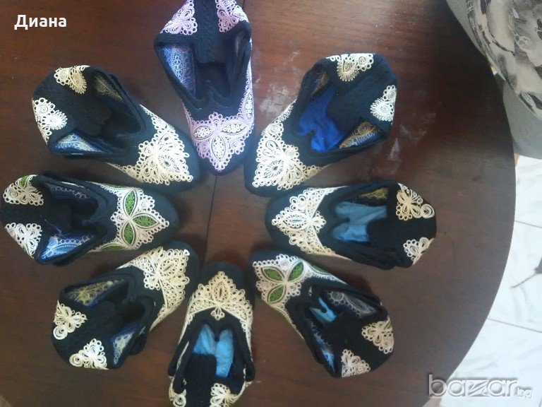 Автентични родопски дамски терлици УНИКАТ по 35 лв., снимка 1