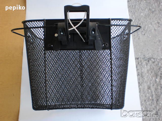 Продавам колела внос от Германия метална сваляща се кошничка за велосипед универсална , снимка 1