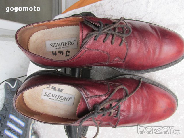 SENTIERO original,N- 43- 44,висококачествени обувки,MADE in ITALY,GOGOMOTO.BAZAR.BG®,100% естествена, снимка 6 - Мъжки боти - 15501478