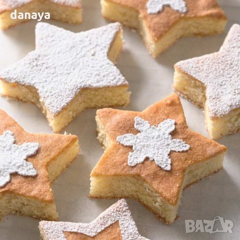 Метални форми за сладки Звезди резци за тесто форми за меденки, снимка 9 - Домашни потреби и битова химия - 22401601