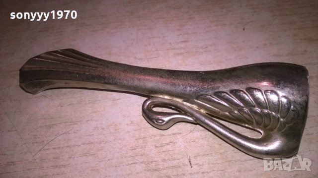 лебед-10х3см-масивен-ретро колекция-внос испания, снимка 6 - Колекции - 25264508
