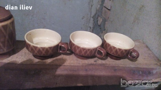 Стар кермичен сервиз, снимка 4 - Антикварни и старинни предмети - 13862049