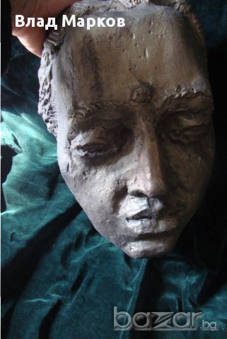 Скулптура женско лице-от социализма!, снимка 5 - Антикварни и старинни предмети - 17953372