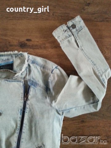 zara trafaluc - страхотно  дънково яке, снимка 5 - Якета - 20495445